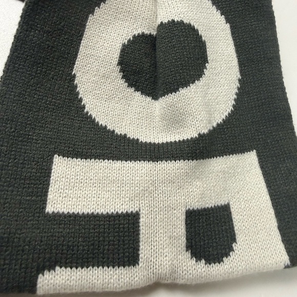 TNF The North Face Reversible Logo Scarf NWT 2 Tone Design Unisex Scarves Gray - Picture 8 of 8